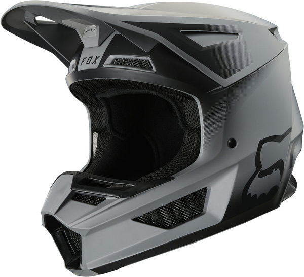 FOX V2 VLAR Helm für Kids – matt schwarz