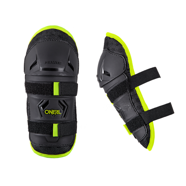 O`NEAL PeeWee Knie-Schutz in schwarz / neon-gelb
