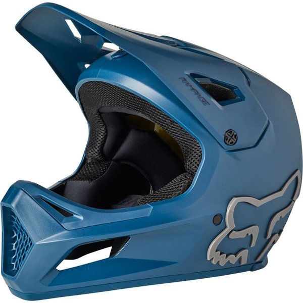 MTB RAMPAGE - Kids Fullface Helm mit MIPS - Indigo Blau